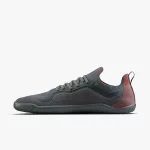 Vivobarefoot Primus Lite Knit Mens Obsidian - Cherry Tomato Sportcipő