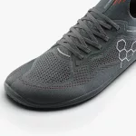 Vivobarefoot Primus Lite Knit Mens Obsidian - Cherry Tomato Sportcipő