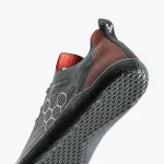 Vivobarefoot Primus Lite Knit Mens Obsidian - Cherry Tomato Sportcipő