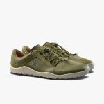 Vivobarefoot Primus Trail III All Weather FG Womens Dark Olive / White Barefoot Sportcipő