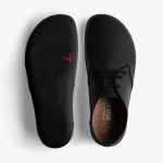 Vivobarefoot Ra IV Mens Obsidian Bőr Barefoot Félcipő