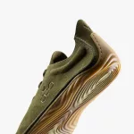 Vivobarefoot Sensus Mens Dark Olive Cracked Bőr Barefoot Félcipő