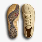Vivobarefoot Sensus Mens Desert Sand Bőr Barefoot Félcipő