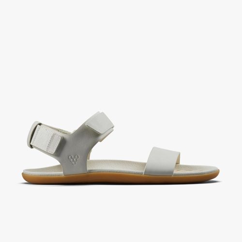 Vivobarefoot Sensus Yin Sandal Womens Limestone Bőr Barefoot Szandál