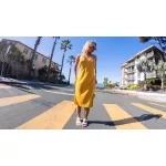 Vivobarefoot Sensus Yin Sandal Womens Limestone Bőr Szandál