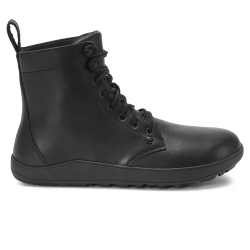 Xero Breckenridge Black Bőr Barefoot Bakancs