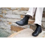 Xero Breckenridge Black Bőr Barefoot Bakancs