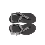 XERO H-Trail Steel Gray / Blue Iolite Men Huarache Stílusú Barefoot Sportszandál