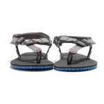 XERO H-Trail Steel Gray / Blue Iolite Men Huarache Stílusú Barefoot Sportszandál