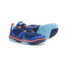 XERO Scrambler Low Női Barefoot Terepfutó Cipő - Sodalite Blue / Orange