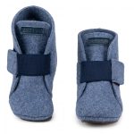 Zeazoo BAMBI Blue Gyapjú Barefoot Babacsizma/Kocsicipő