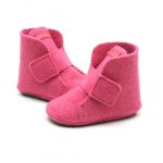 Zeazoo BAMBI Pink Gyapjú Barefoot Babacsizma/Kocsicipő