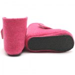 Zeazoo BAMBI Pink Gyapjú Barefoot Babacsizma/Kocsicipő