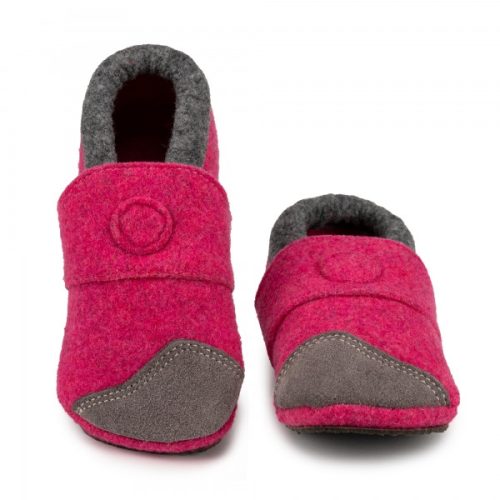 Zeazoo KIWI Wool Pink Gyapjú Barefoot Papucs / Benti cipő