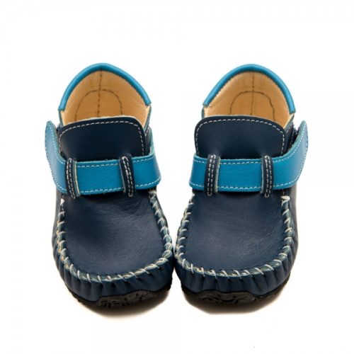 Zeazoo LEO Blue Bőr Barefoot Zárt Cipő