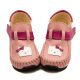 Zeazoo LEO Pink Bőr Barefoot Zárt Cipő