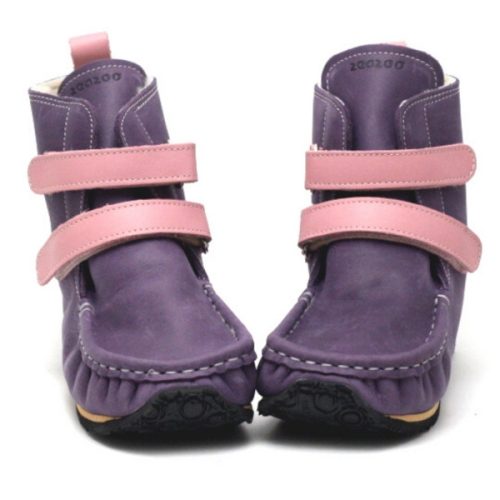 Zeazoo YETI Purple-Pink Gyerek Téli Barefoot Csizma